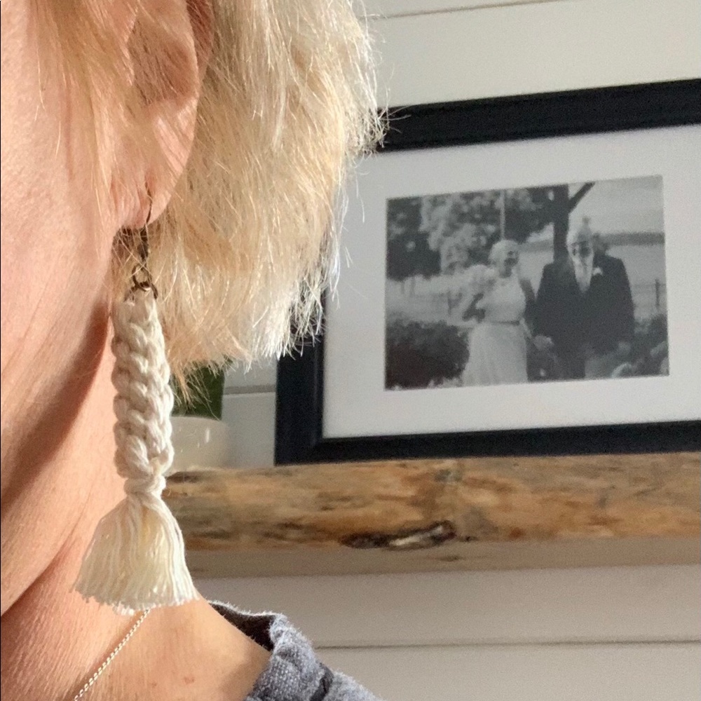 Macrame earring!